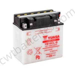 Quality YUASA YB16CL-B Jet Ski Battery Rechargeable 12V 19Ah Replacement Batteries Ready to Use Type wholesale