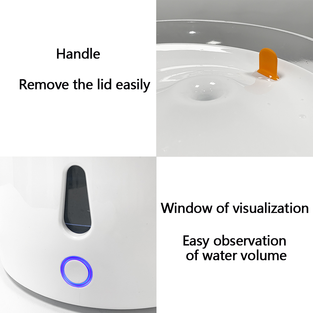 Automatic 2.4L Pet Water Feeder Drinking Fountains for Small Animals and Pet Bowls Feeders
