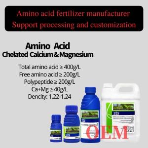 Quality Agricultural Foliar Fertilizer Amino Acid Chelate Calcium Magnesium Liquid wholesale
