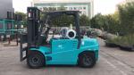 6 Ton AC Electric Forklift Truck Battery Power Type With Lifting Height 6000mm