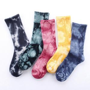 Quality Custom Soft Cotton Crew Socks Knitted Breathable Colorful wholesale