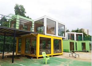China Light Weight  Steel Luxurious Custom Container House Large Construction Area on sale