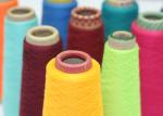Super Bright Spun Polyester Yarn For Knitting Socks Anti - Pilling AAA Grade