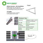 PV Solar Mounting Systems Photovoltaic Mounting Systems Long Life Solar Panel