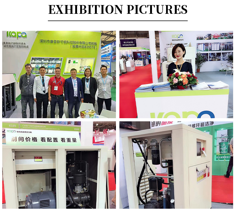 50Hz 30 Hp Screw Air Compressor , 3.6m3/Min 22kw Free Oil Compressor