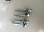 C-1022 Steel Self Drilling Concrete Screws Hex Flange Head With EPDM Washer