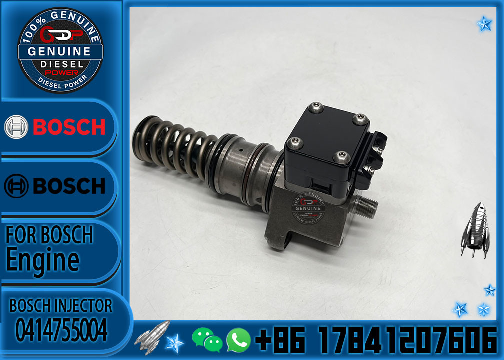 Common Rail Fuel Injector 0414755004 for DAF CF 9.2d 12.11d Engine PE XE-C Euro Engine