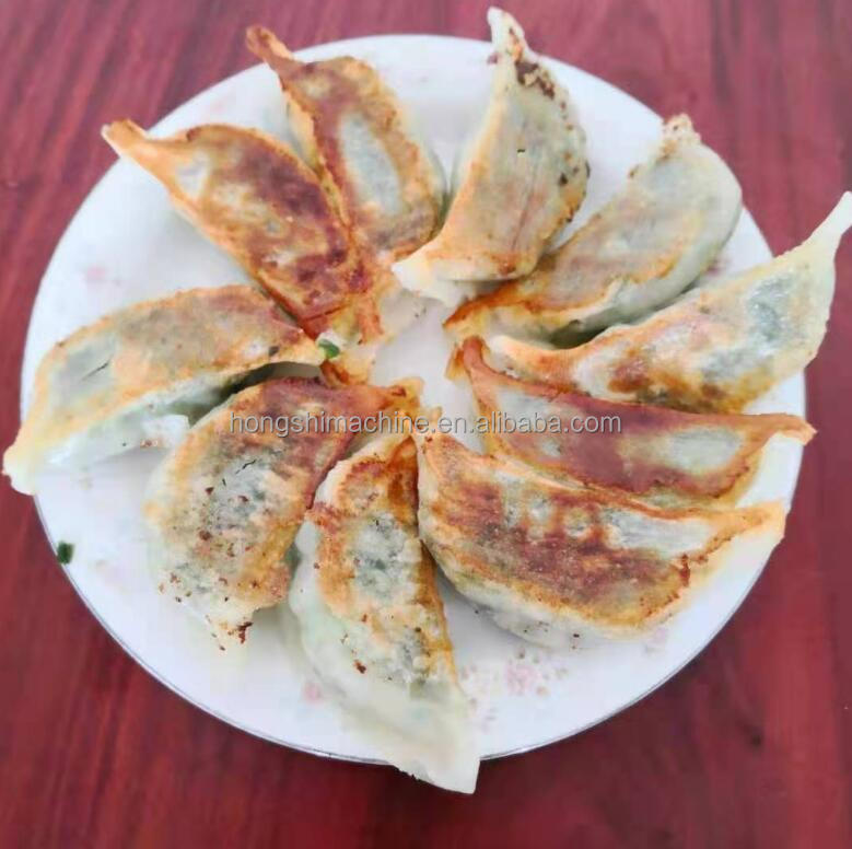 Factory Price Semi Automatic Japanese technical dumpling gyoza making machine