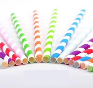 Quality Customized Biodegradable Drinking Straw Coffee Cocktail Eco Friendly Paper Straws wholesale