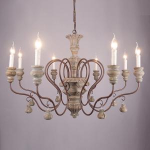 Quality Vintage resin chandelier for living room bedroom home retro loft Chandelier(WH-CI-114) wholesale