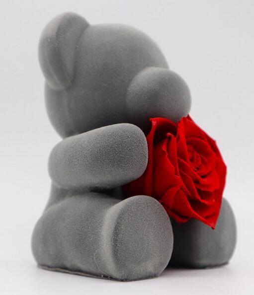 Sweetheart Eternal Rose Bear Never Wilting Flowers Representing Long Lasting