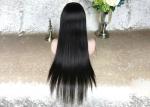 High Density Human Lace Front Wigs , Natural Hairline Black Human Hair Lace