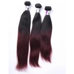Wholesle Human Hair Extension Ombre 2 Color on tangle on shedding Brazilian Hair