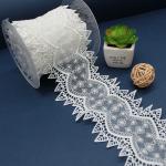 11.5cm Floral Embroidery Lace Trim For Lady Dress