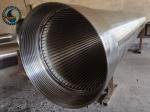 SS304 Slot 40 Continuous Slot Wire Wrapped Screen For Sand Control