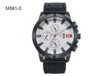 BARIHO Analog Men's Quartz Watch Fashion Chronograph Date Leather Band