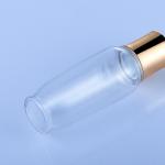 Frosted Gold Empty Travel Bottle Set 30ml capacity for Toner