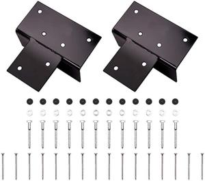Quality Freestanding 3 Bay E Shape Pergola Construction Bracket Kit with High Carbon Steel wholesale