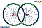 Road Bike 700c 38mm Aluminum Bicycle Wheels AA6063 T5 Customized Size 12" to 22"