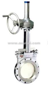 Quality Low Operating Torque WCB / CF8 / CF8M Body Knife Stainless Steel Gate Valves wholesale
