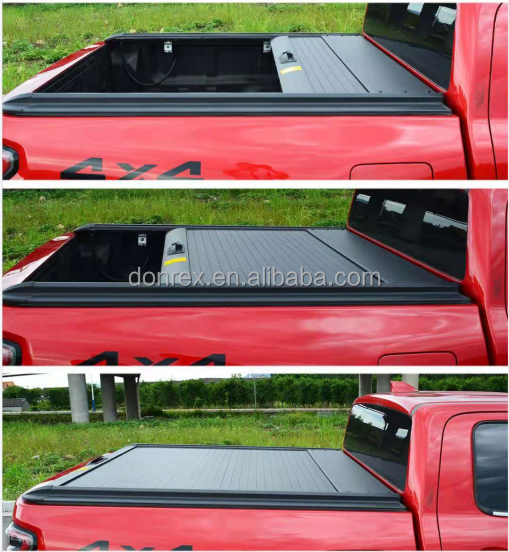 Waterproof Retractable Hard Aluminum Pickup Cover for Toyota HILUX REVO VIII Pickup N1