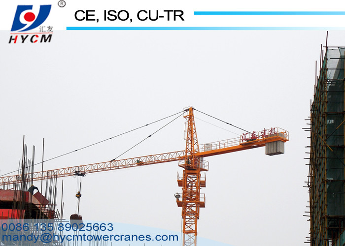 Self Erecting Topkit Tower Crane TC5610 Construction Building Equipment with 56m Boom Length and Cabin