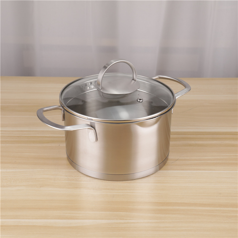 Milk Soup Cookware Pot Restaurants Caterers Stainless Steel 201 Stock Pot