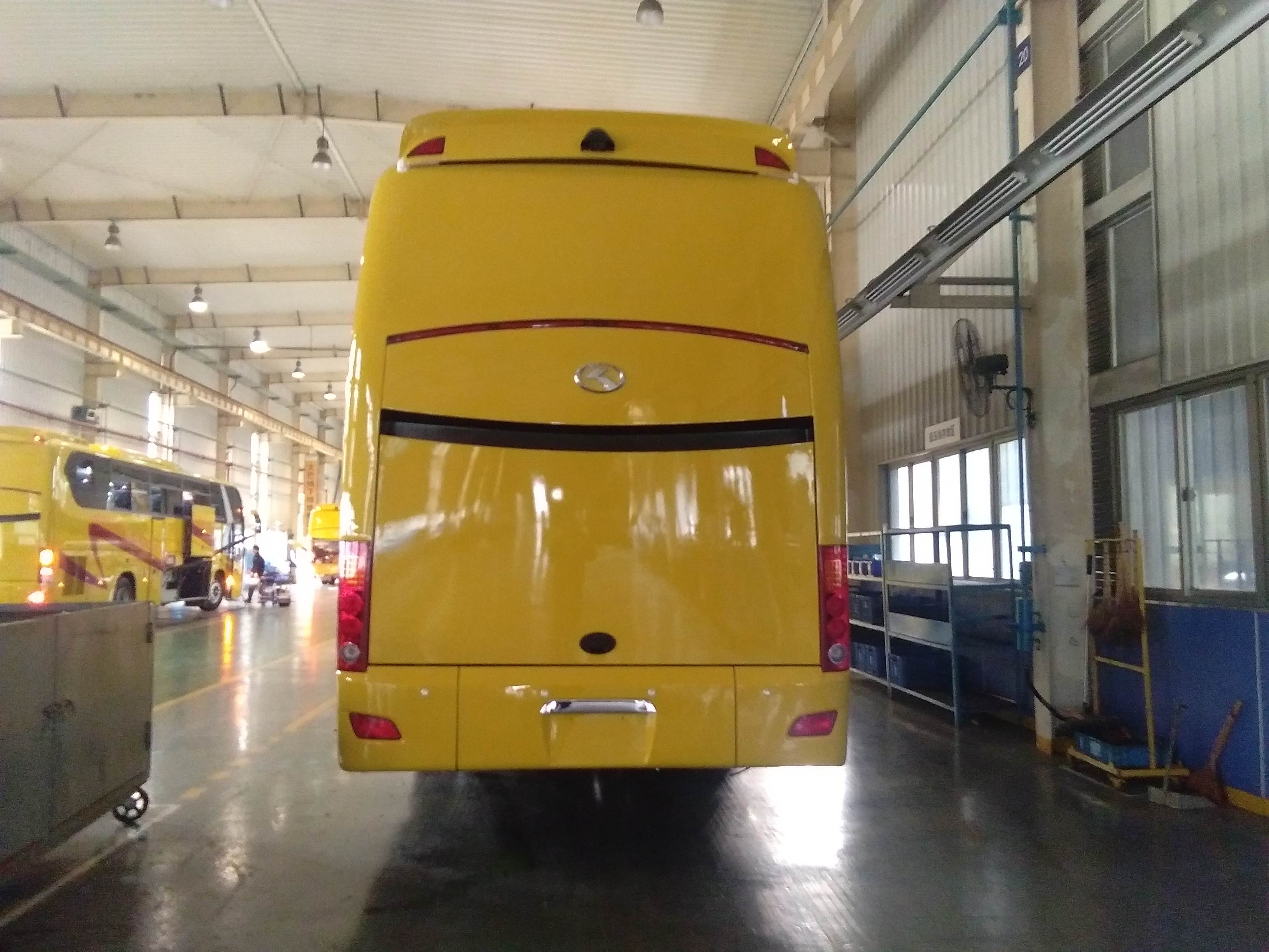 52 Passenger Diesel Bus 12m Length Euro 3 Emission Standard