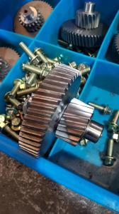 Quality Helical Duplicate Transmission Gears Assembly Alloy Steel Pinion ISO 7 wholesale
