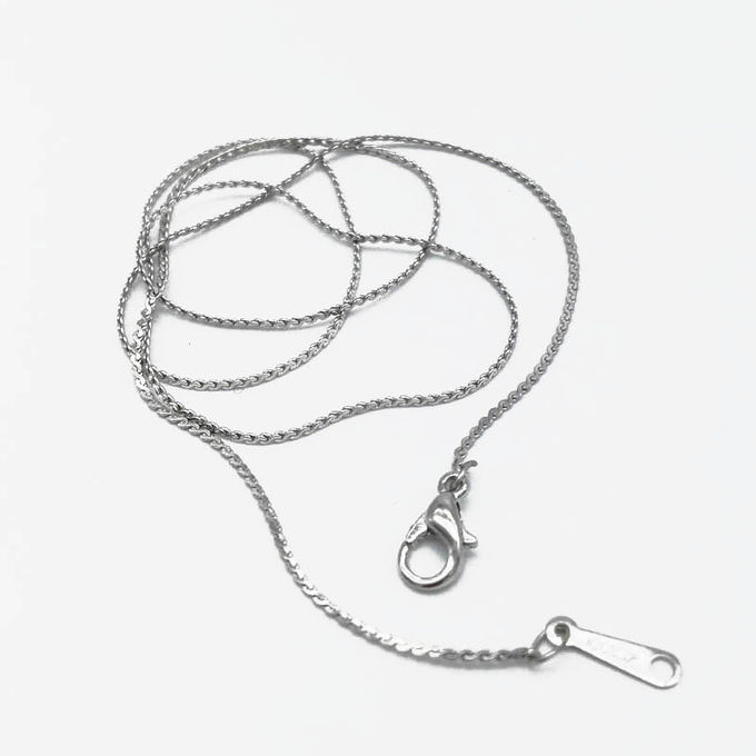 Love Pearl Silver Plated Copper Chain for DIY Jewelry Necklace Accessories