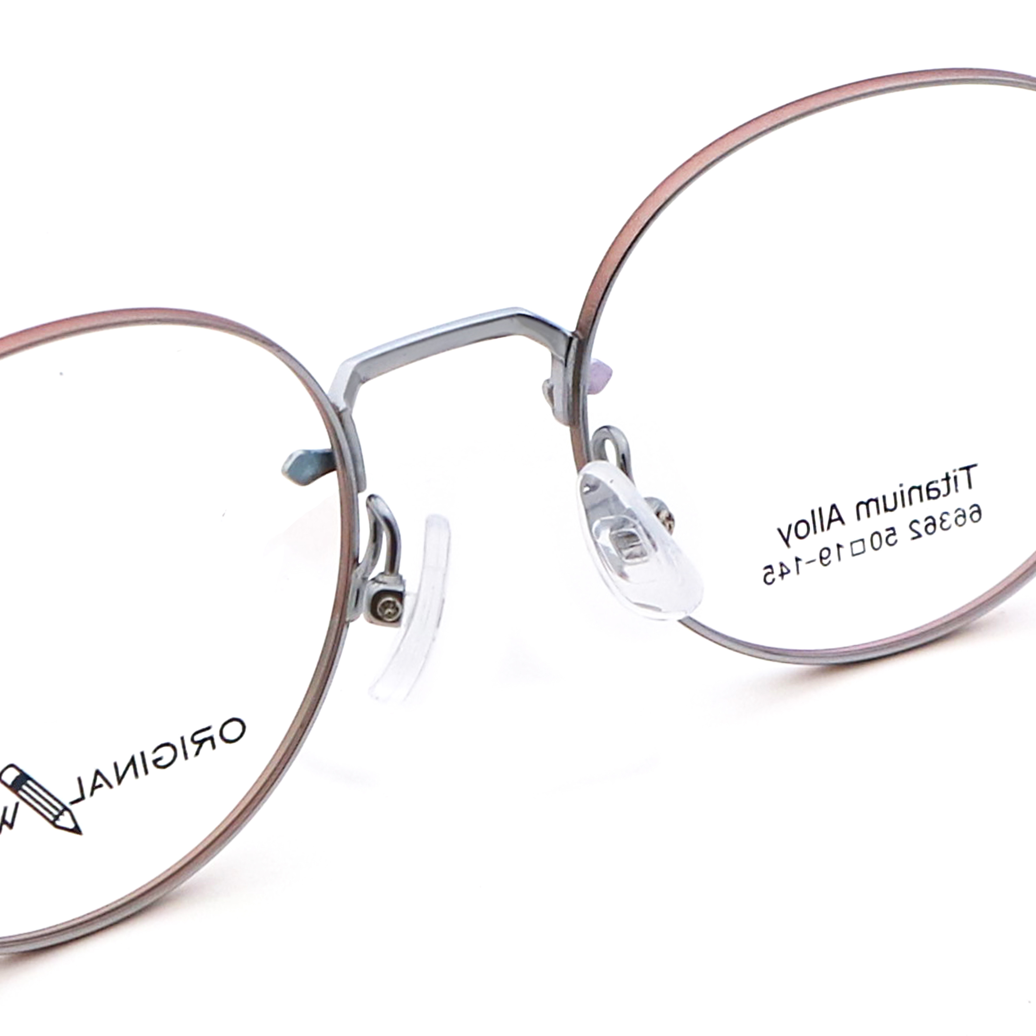 New Arrival Portable Trendy Β Titanium Glasses Frame Unisex 66362