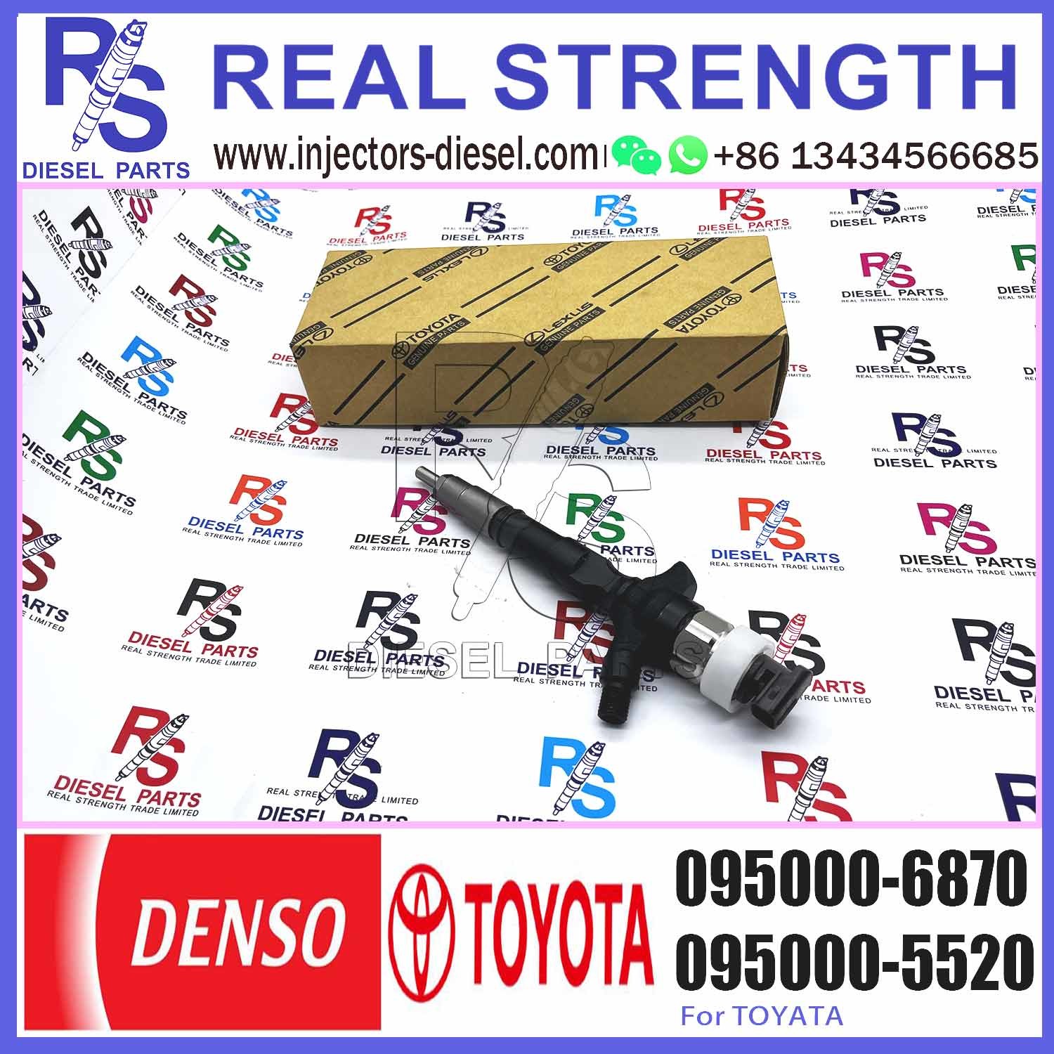 Diesel Injector 23670-39155 Common Rail Injetor 095000-7360 095000-6870 for T-OYOTA engine