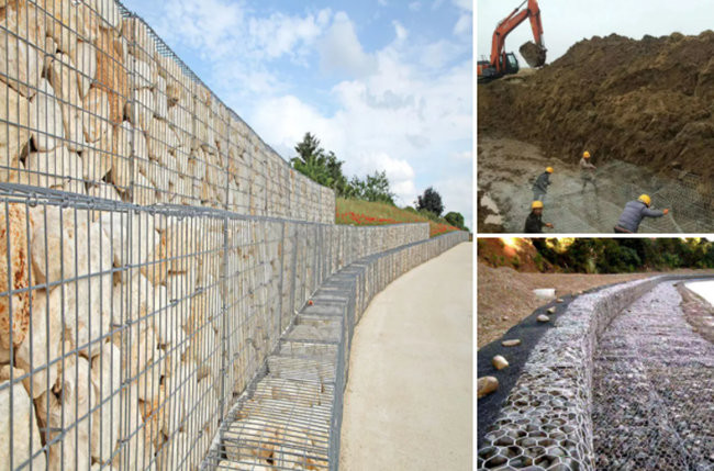 3mm Steel Wire Retaining Wall Galvanized Welded Gabion Box
