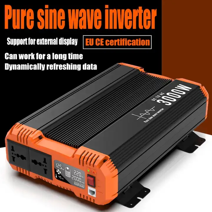 2Kva Pure Sine Wave Inverter 12V To 220V Pure Sine Wave Solar Inverter Pure Sine Wave Inverter Charger DC To 110V AC