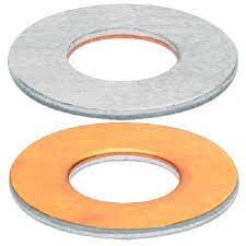Thickened Screws DIN125 Plain Copper Aluminum Flat Pad for Black Zinc Metal Washers