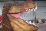 Large Animatronic Dinosaur Head Wall Mounted With Excellent Abrasion Resistance