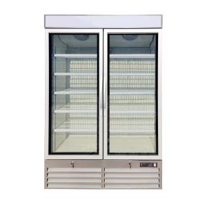 Quality Vertical Glass Door Merchandiser Freezer With LED Cabinet Lights wholesale