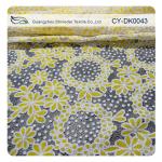 Cotton Circle Colored Polyester Burnout Allover Flower Lace Fabric For Kid