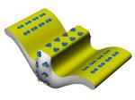 0.9mm PVC Tarpaulin Fabric Inflatable Water Sport, Inflatable Water Totter Slide