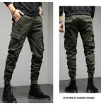 2023 Customize Casual Jogger 100% Cotton Twill Workout Hiking Men′s Sweatpants