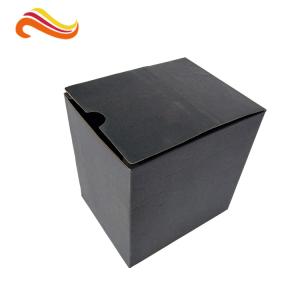 Quality Black Color Cosmetic Packaging Box Single Wall Custom Printed Corrugated Material wholesale