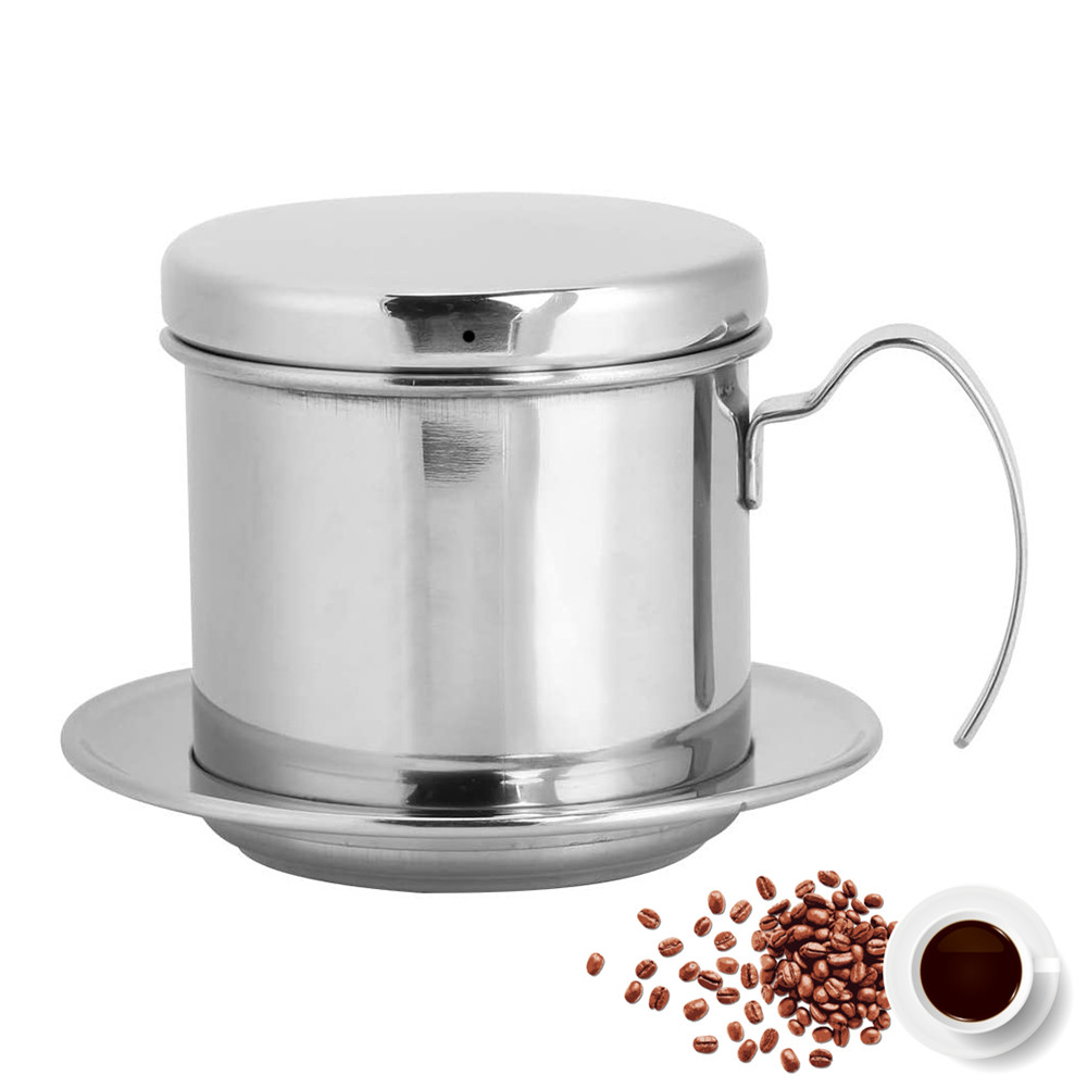 50ml Reusable Paperless Vietnam Coffee Filter Stainless Steel Coffee Dripper Pot