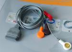 Snap Electrode Ecg Accessories Holter Cable 5 Leads For Patient Use