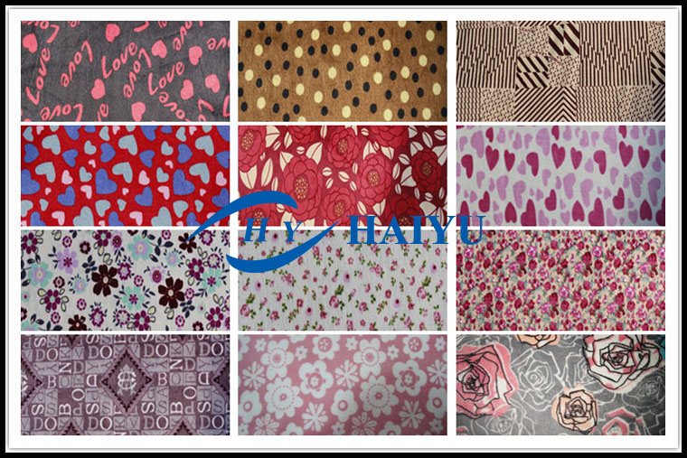 Professional Tiger Printed Fleece Fabric 220GSM~500GSM Warp Knitting