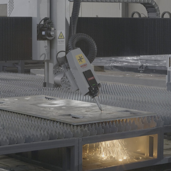Power Laser Cutting Machine For High Bevel Cutting On 24000mm Workbench