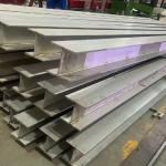 Welded Stainless Steel H Beam / SS Beams UNS S32100 321 1.4541 Heat Resistant