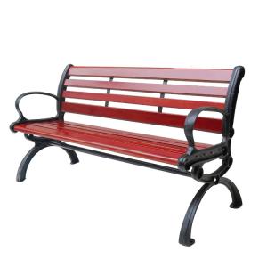 Quality Wearproof 1400*560*800mm Cast Iron And Wood Garden Bench wholesale