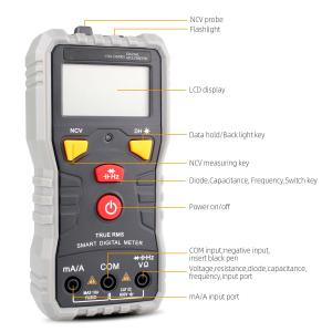 Quality NCV Measurement Digital Smart Multimeter AC Voltage 6V 60V 600V 21Kg wholesale