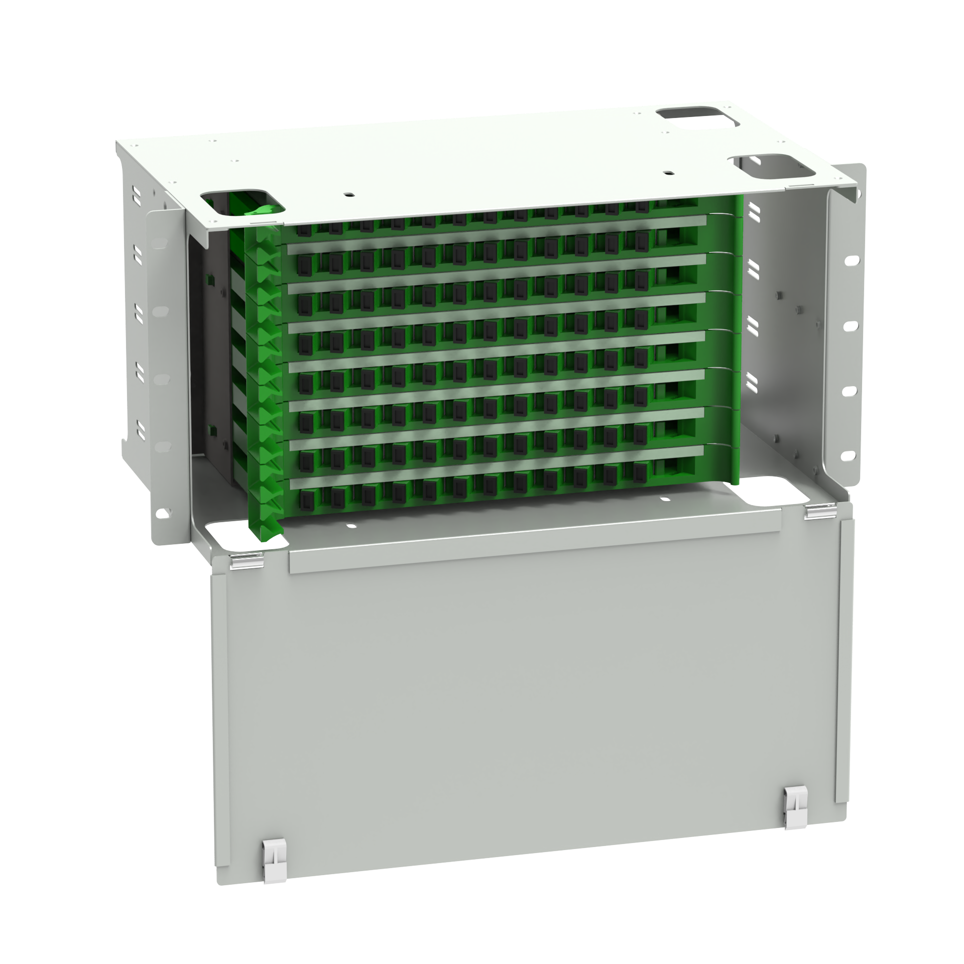 96 Ports SC Type Optical Fiber Distribution Patch Panel for ODN Network Data Center