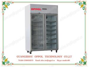 Quality OP-711 Double Glass Door Digital Temperature Controller Pharmacy Freezer wholesale